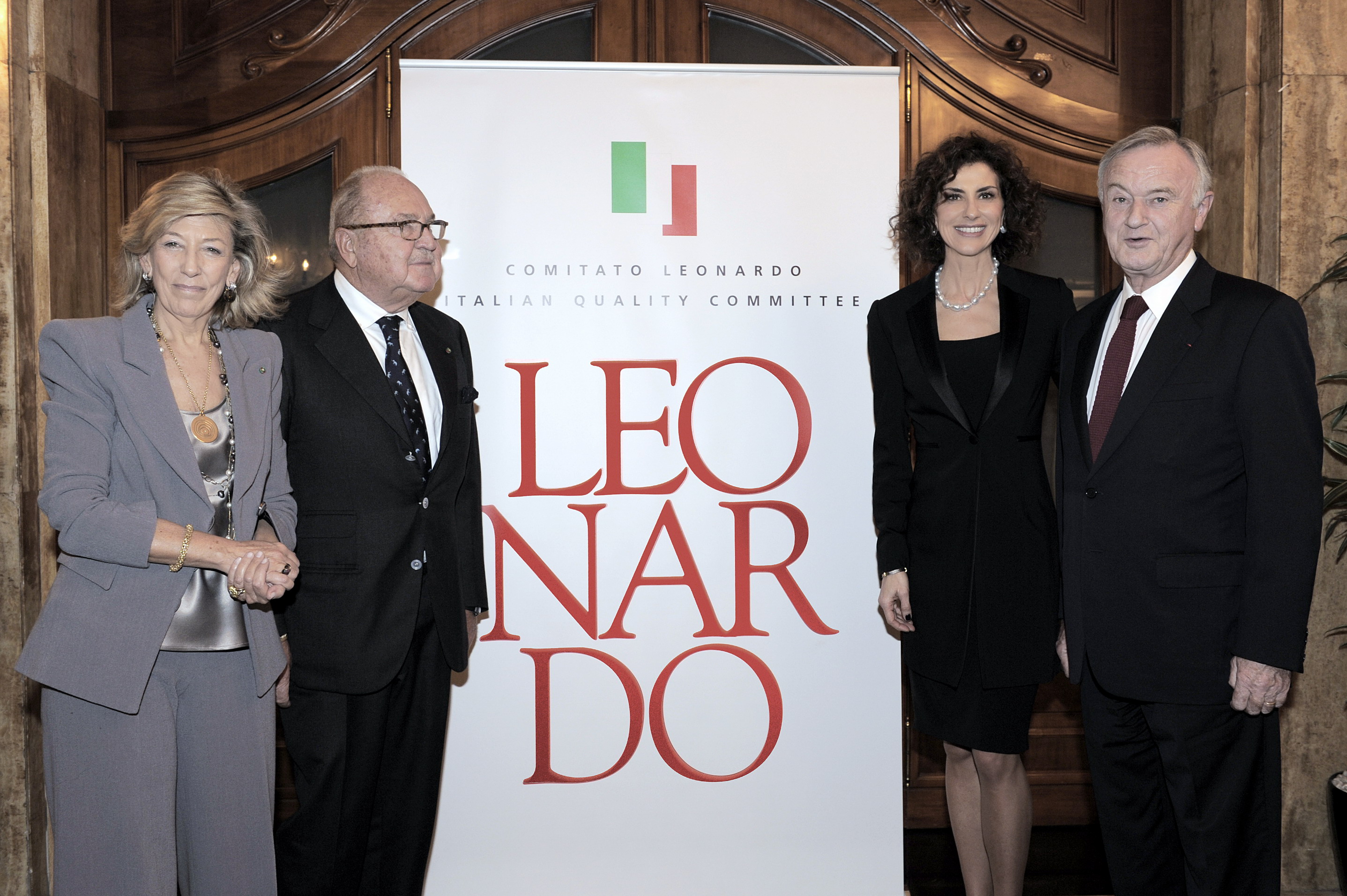 Cérémonie du Prix du Comitato Leonardo remis le 25 janvier 2012 à Rome au Palais du Quirinal